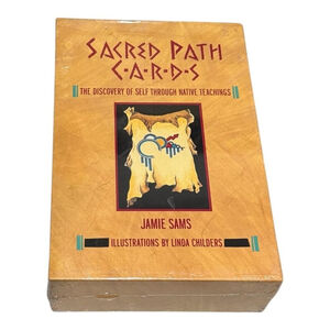 Sacred Path Cards Deck & Book Set Jamie Sams Native Teachings New Sealed